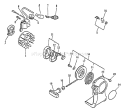 Page E Diagram and Parts List for GT-1100 181001 - 252599 Echo Trimmer
