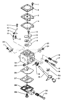 Page A Diagram and Parts List for GT-140A  Echo Trimmer