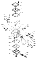 Page A Diagram and Parts List for GT-160AE  Echo Trimmer