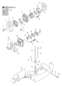 Part Location Diagram of A313000000 Echo Guide-Exhaust - Outer
