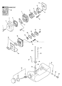 Page C Diagram and Parts List for GT-2000R Type 1E Echo Trimmer