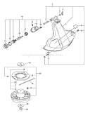 Page E Diagram and Parts List for GT-2000R Type 1E Echo Trimmer