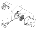 Page F Diagram and Parts List for GT-2000R Type 1E Echo Trimmer