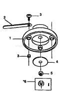 Page D Diagram and Parts List for GT-2000 001001 - 151954 Echo Trimmer