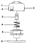 Part Location Diagram of 69621244430 Echo Eyelet