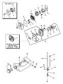 Page H Diagram and Parts List for GT-2000 After S/N 151955 Echo Trimmer