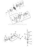 Page D Diagram and Parts List for GT-2000 Type 1E -001001 - 229418 Echo Trimmer