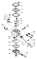 Page A Diagram and Parts List for GT-200A  Echo Trimmer