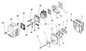 Page E Diagram and Parts List for GT-200BE  Echo Trimmer