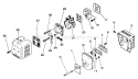 Page E Diagram and Parts List for GT-200CE  Echo Trimmer