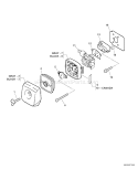 Page J Diagram and Parts List for GT-200R 05147268 - 05999999 Echo Trimmer