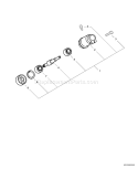 Page G Diagram and Parts List for GT-200R 05147268 - 05999999 Echo Trimmer