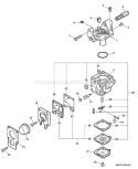 Page A Diagram and Parts List for GT-200R 07003101 - 07999999 Echo Trimmer