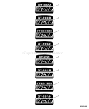 Page L Diagram and Parts List for GT-200R 10001001 - 10002729 Echo Trimmer