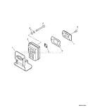 Page D Diagram and Parts List for GT-200R 10002730 - 10999999 Echo Trimmer