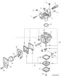 Page A Diagram and Parts List for GT-200I S72712001001-S72712999999 Echo Trimmer