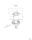 Page O Diagram and Parts List for GT-200I S72712001001-S72712999999 Echo Trimmer