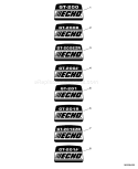 Page L Diagram and Parts List for GT-201EZR 02001001 - 02999999 Echo Trimmer