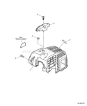 Page B Diagram and Parts List for GT-201R 02001001- 02999999 Echo Trimmer
