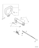 Page H Diagram and Parts List for GT-201R 02001001- 02999999 Echo Trimmer