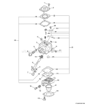 Part Location Diagram of A021000111 Echo Carburetor-C1U-K58