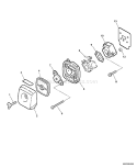 Part Location Diagram of P021001500 Echo Case-Air Cleaner-Gray