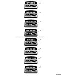 Page L Diagram and Parts List for GT-200R 10002730 - 10999999 Echo Trimmer