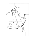 Page M Diagram and Parts List for GT-201I 09001281 - 09999999 Echo Trimmer
