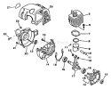 Page C Diagram and Parts List for GT-2101  Echo Trimmer