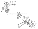Page G Diagram and Parts List for GT-2102 001001 - 051000 Echo Trimmer