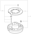2-Line Rapid Loader Head Diagram and Parts List for GT-225 S09313001001-S09313999999 Echo Trimmer