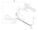 Control Handle Diagram and Parts List for GT-225 S09313001001-S09313999999 Echo Trimmer