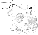 Page K Diagram and Parts List for GT-225 S09812001001-S09812999999 Echo Trimmer