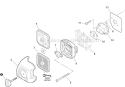 Page L Diagram and Parts List for GT-225 S09812001001-S09812999999 Echo Trimmer