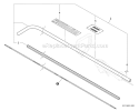 Part Location Diagram of C050001080 Echo Main Pipe Asy