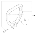 Part Location Diagram of 35160044330 Echo Front Handle Asy