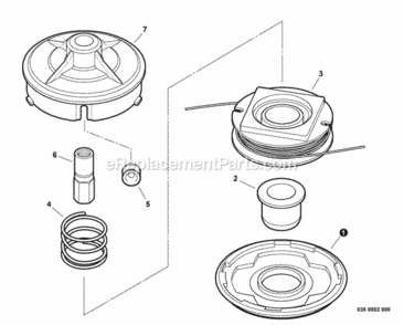 Gt_Echomatic_Trimmer_Head Diagram and Parts List for GT-230 S85712001001 - S85712999999 Echo Trimmer