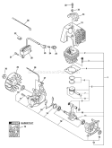 Part Location Diagram of P021001522 Echo Gasket Kit