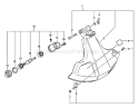 Page E Diagram and Parts List for GT-231 06001001 - 06001336 Echo Trimmer