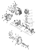 Page C Diagram and Parts List for GT-2400 001001 - 103574 Echo Trimmer