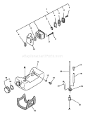 Page D Diagram and Parts List for GT-2400 001001 - 103574 Echo Trimmer