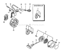 Page G Diagram and Parts List for GT-2400 001001 - 103574 Echo Trimmer