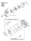Page E Diagram and Parts List for GT-251 09001001 - 09999999 Echo Trimmer