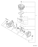 Page C Diagram and Parts List for GT-251 S72512001001 - S72512999999 Echo Trimmer
