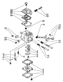 Page A Diagram and Parts List for GTL-140 0001001 - 0010204 Echo Trimmer