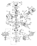 Page C Diagram and Parts List for GTL-140 0001001 - 0010204 Echo Trimmer