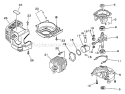 Part Location Diagram of 10151406462 Echo Cover-Engine (Gray)