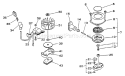 Page G Diagram and Parts List for HC-1000  Echo Hedge Trimmer