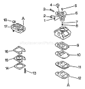 Page A Diagram and Parts List for HC-1001 008001 - 017000 Echo Hedge Trimmer