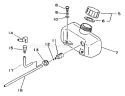 Part Location Diagram of 13100504561 Echo Tank-fuel